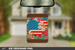 Retro Veteran’s Day Air Fresh Sublimation, Patriotic PNG Product Image 1