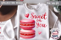 Valentine Love Quote Cute Heart Sublimation Design PNG Sweet Product Image 1