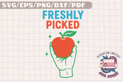 Funny Hand drawn Quote Aesthetics SVG Trendy Colorful Food Product Image 1