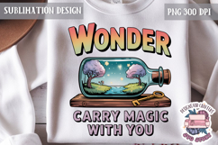 Spring Sublimation Design PNG Motivation Quote Flowers Product Image 1