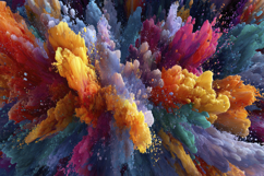 Colorful Burst Background Wallpaper Product Image 1