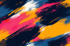 Abstract Colorful Paint Strokes Background Wallpaper Product Image 1