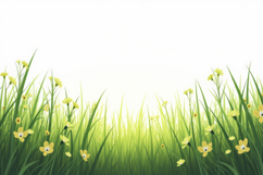 Yellow Flowers on a White Background Wallpaper Product Image 1