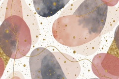 Abstract Watercolor Shapes Background Wallpaper Product Image 1