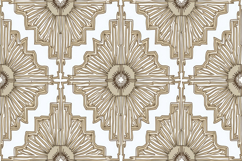 White Geometric Pattern Background Wallpaper Product Image 1