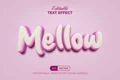 Mellow Text Effect Pink Style Product Image 1