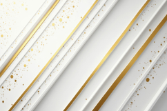 White Gold Stripes Background Wallpaper Product Image 1