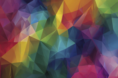 Abstract Multi Colored Polygon Background Wallpaper Product Image 1