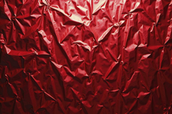 Crumpled Red Foil Texture Background Wallpaper Product Image 1