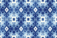 Blue and White Abstract Pattern Background Wallpaper Product Image 1