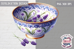Cute Sublimation design PNG Flowers Lavander Fields Props Product Image 1