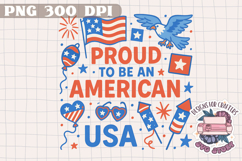 4th of July PNG Sublimation - Independence Day Stripe Stars Product Image 1