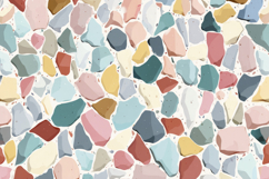 Multicolored Terrazzo Pattern Background Product Image 1