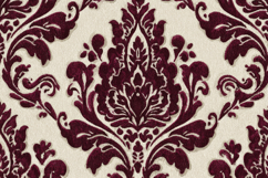 Red Damask Pattern Background Product Image 1
