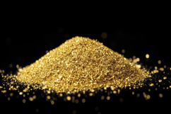 Gold Dust with Dark Background Wallpaper Product Image 1