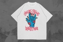 Chasing Dreams Urban Graffiti T-shirt Design Product Image 1