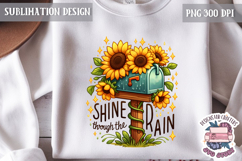Spring Flower Sunflower Sublimation PNG Motivation Quote Product Image 1