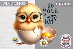 Cute Animal Easter BABY Sublimation Design PNG Spring Bunny Product Image 1