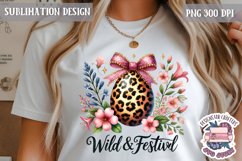 Easter Bunny Leopard Print PNG Holidays Spring Cute Animals Product Image 1