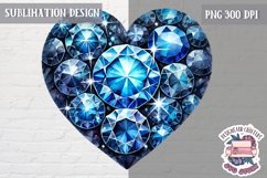Valentine Heart Symbol Love Sublimation Design PNG Heart Product Image 1