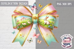 Easter Bow Coquette PNG Holidays Spring Cute Animals Peep Product Image 1