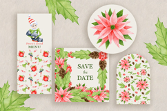 Christmas Lantern Home Watercolor Clipart Set 45 Elements Product Image 15