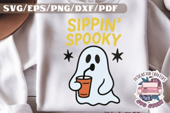 Halloween Cute Funny SVG T shirt Quotes Design Product Image 1