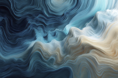 Blue and Orange Waves Background Wallpaper Product Image 1