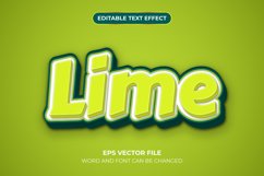 Lime text effect Product Image 1