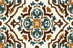 Moroccan Tiles Background Wallpaper Product Image 1