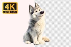 Friendly Cartoon Puppy Transparent PNG Product Image 1