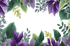 Flower Border Frame Background Wallpaper Product Image 1