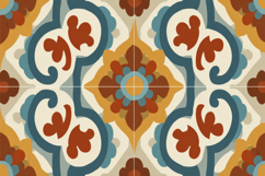 Moroccan Tiles Background Wallpaper Product Image 1