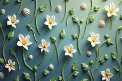 Plumeria Flowers Background Wallpaper Product Image 1