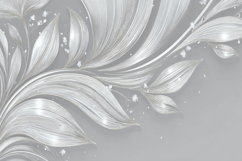 Monochrome Floral Design Background Wallpaper Product Image 1