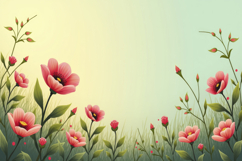 Pink Floral Background Wallpaper Product Image 1