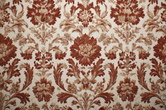 Ornate Botanical and Scrollwork Pattern Background Wallpaper Product Image 1