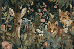 Animal Forest Background Wallpaper Product Image 1