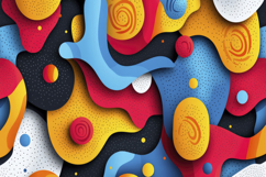 Abstract Shapes Background Wallpaper Product Image 1