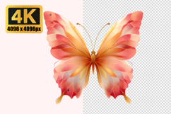 Stylized Butterfly Transparent PNG Product Image 1