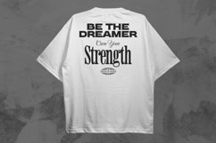 Be The Dreamer Typography Streetwear T-shirt Design Product Image 1