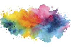 Colorful Watercolor Background Product Image 1