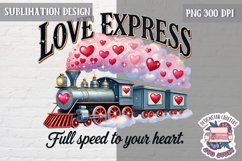 Valentine Quote Symbol Love Sublimation Design PNG Heart Product Image 1