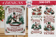 Christmas Vintage Nutcracker Clipart Sublimation 4 PNG Product Image 1