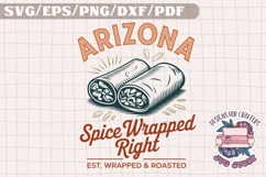 USA STATE America Vintage SVG Monochrome Design Food Product Image 1