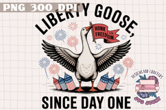 Retro Goose 4th of July PNG Sublimation - Independence Day Product Image 1
