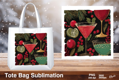 New Year Celebration Sublimation, Tote Bag PNG Product Image 1