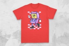 Running Arcade Game Gaming T-shirt Design Product Image 1