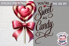 Valentine Quote Symbol Love Sublimation Design PNG Heart Product Image 1