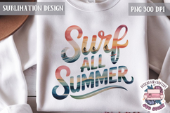 Summer Sublimation Design Beach Funny Ocean Breeze Quote Product Image 1